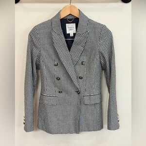 Autres Filles Women’s Houndstooth Double-Breasted Tailored Blazer XS